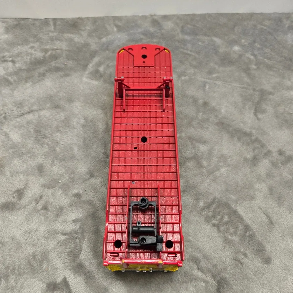 Vintage Coca-Cola Sprite Boy Work Refreshed Metal‎ Semi Trailer Toy Yellow Red